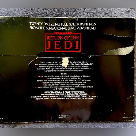 Star Wars Return of the Jedi Portfolio. Ralph McQuarrie. 1983 - Picture 4 of 4